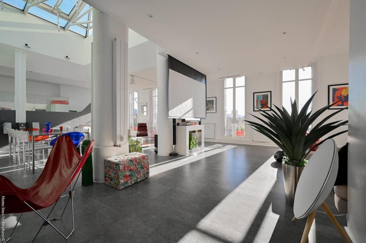 Loft Stern, Carre D'Or Marseille, 10 Pers, 3 Chambres, 260 M2, Dernier Etage Exterior photo